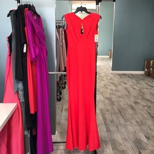 Zac Posen Red Long Dress, size 10/40